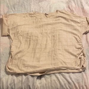 Tan short sleeve shirt from avenue